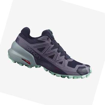 Tenis Para Trail Running Salomon SPEEDCROSS 5 Mujer Morados | MX 2741JPQ